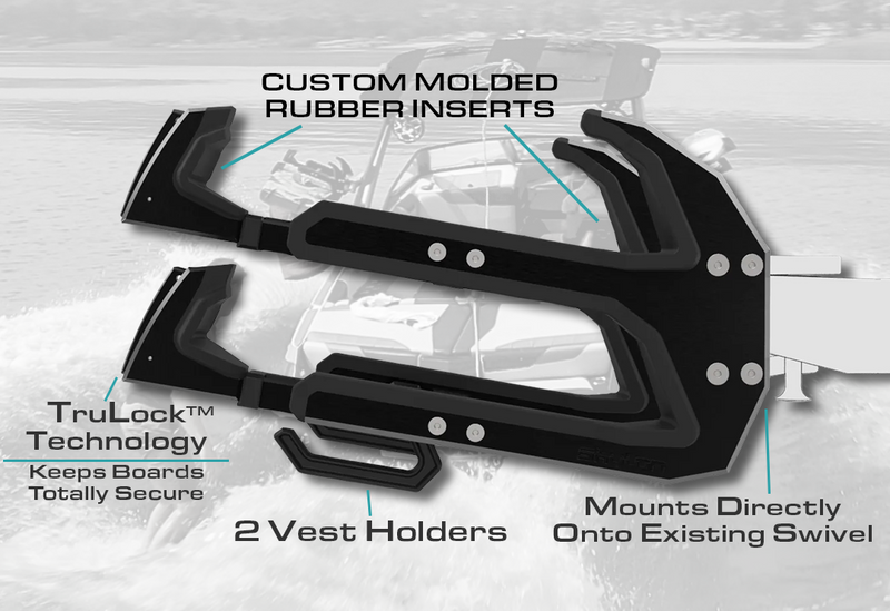 SkyLock Locking Board Racks Malibu & Axis Tower Direct Replacements - Pair (P&S) 2009-Current